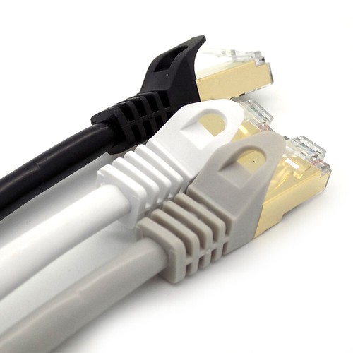 RJ45 Cat8 Ethernet Cable Network Gold High Speed 40Gbps SSTP Patch LAN Lead Lot - Picture 7 of 18