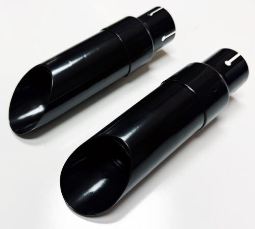 Escape Shorty GP Puntas NEGRAS Deslizables PARA Indian Scout Sixty 2015-2024 - Imagen 2 de 2