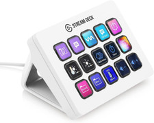 15 Keys MK.2  White Studio Controller Stream Deck MK.2 White Studio Controller