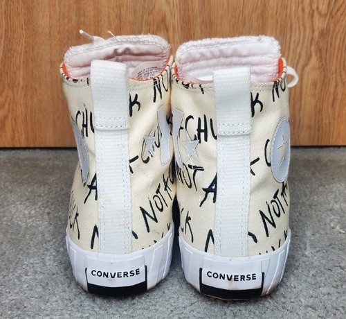Converse UNT1TL3D High Top Not A Chuck Untitled White Black Men Size 10 - Picture 3 of 6