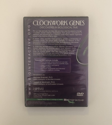 Clockwork Genes: Discoveries in Biological Time (DVD, 2002) Brand New Sealed - Picture 2 of 3