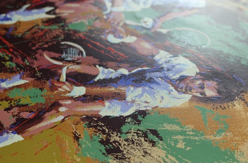 Vintage Mark King Total Tennis signed numbered serigraph print 35" x 25.5" - Picture 13 of 15