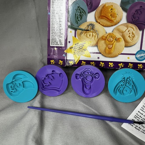 90s Vintage Wilton Winnie the Pooh Stamp & Color Cookie Making Kit - Bild 3 von 10