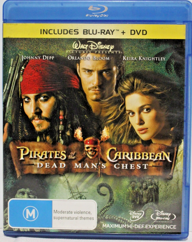 Pirates of the Caribbean Series 1-4 Blu-ray Movies Disney Action Adventure *READ - Picture 2 of 17