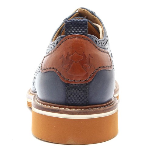 3939AO scarpa allacciata uomo LA MARTINA man leather shoes - Imagen 4 de 4