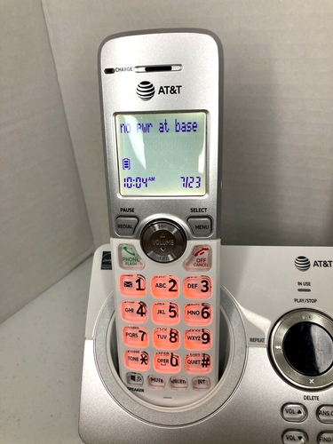 Teléfono/contestador inalámbrico AT&T modelo EL52219 con 2 teléfonos usados - Imagen 3 de 12