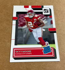 2022 Panini Donruss 324 Skyy Moore Rated Rookie Kansas City Chiefs Football Card