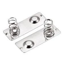 Battery Spring Plate AA Battery Spring Contact Nickel Plate 29mmx11mm 10 Pcs