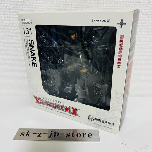 Revoltech Yamaguchi No.131 Metal Gear Solid Peace Walker SNAKE Figure Japan Used - Picture 3 of 24