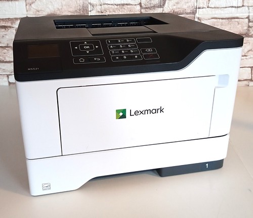 Stampante Lexmark MS521 Duplex Rete 290317 Pg Toner Incluso - Ottime Condizioni - Afbeelding 2 van 3
