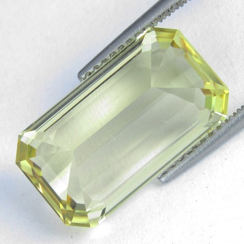 14.60Cts Magnificent Natural Unheated Yellow Scapolite Emerald Shape Loose Gem - Picture 2 of 8