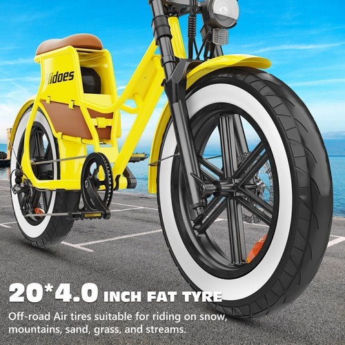 Electric Bike for Adult 700W 50Mile 20MPH 20'' Fat Tire Off-road Mountain E-bike - Picture 14 of 22