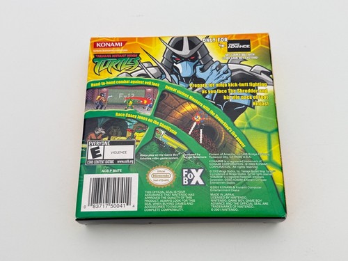 Teenage Mutant Ninja TURTLES (Nintendo Game Boy Advance GBA) autentico completo* - Foto 14 di 22