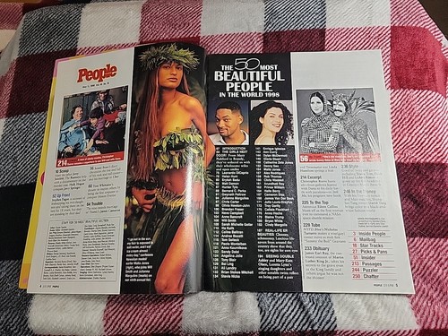 MAY 11 1998 PEOPLE magazine (UNREAD) - 50 MOST BEAUTIFUL PEOPLE Double Issue Ln - Picture 9 of 24