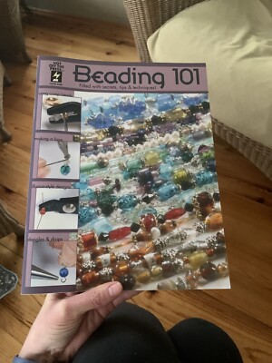 Beading 101 Book tips and tricks for learning to bead jewelry 