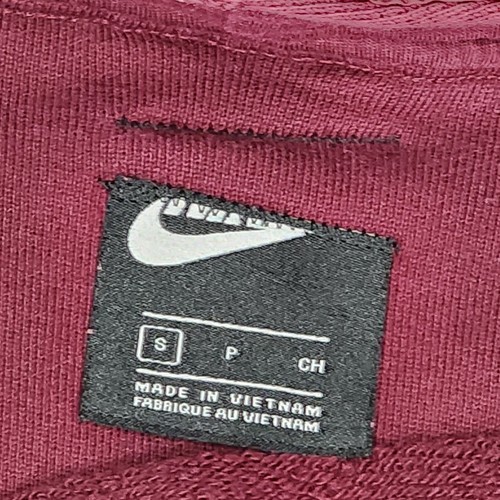Sudadera con capucha Nike Sportswear Block Futura para hombre pequeña borgoña logotipo elevado espalda inversa - Imagen 8 de 9