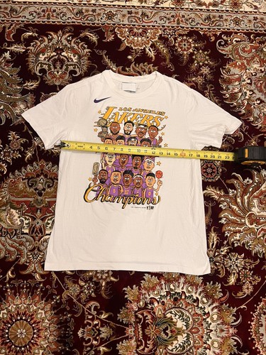 Los Angeles Lakers Shirt Herren Nike NBA Finals Champions 2020 Karikatur Größe M - Bild 3 von 7