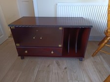 Mahogany Wooden TV Cabinet Fully Assembled