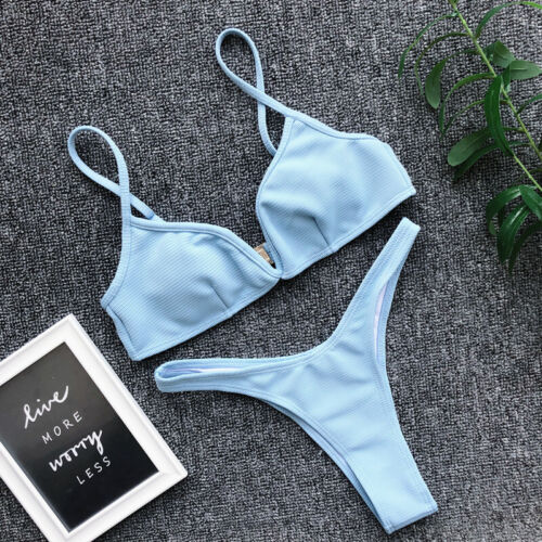 Push Up Bikini Swimwear Women Swimsuit Thong Bikinis Set - Picture 14 of 26