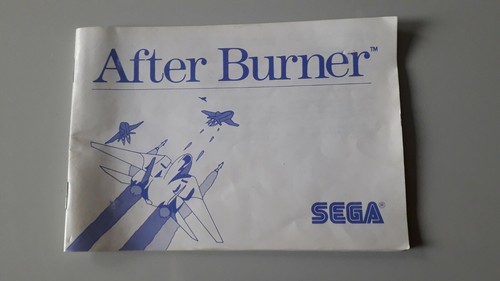 Jeu SEGA MASTER SYSTEM "After Burner" complet en boîte PAL (N°2195P) - Imagen 4 de 5
