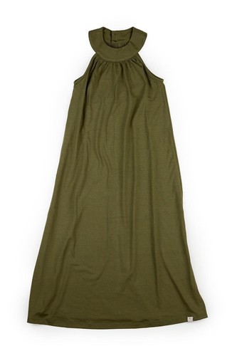 Well Dressed Wolf Omi Jo Olive Green Cleo Maxi Dress Size 6 Years NWT - Picture 2 of 3