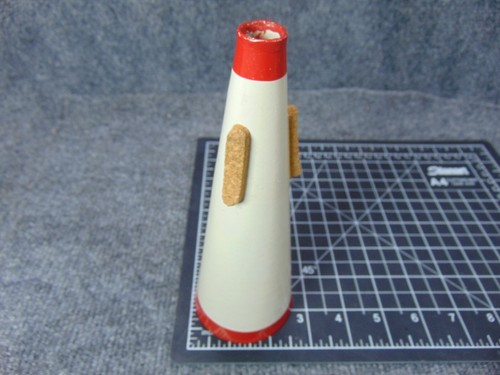 Humes & Berg Stonelined Trumpet Straight Mute Fiber Red & White Made in USA