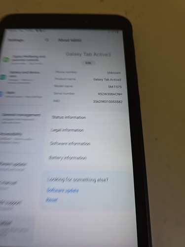 Samsung Galaxy Tab Active 3 64GB, SM-T575 Wi-Fi + 4G 8" (Unlocked) Black - Picture 6 of 9
