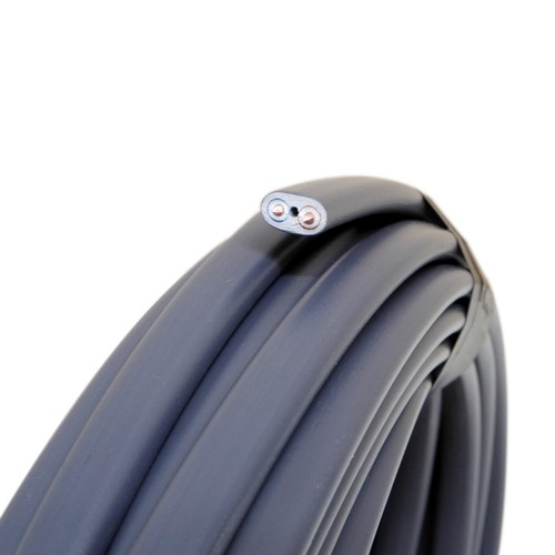 2.5mm Twin and Earth Cable 10m - Flat Grey BASEC 6242Y Ring Mains Socket Wire - Picture 5 of 12