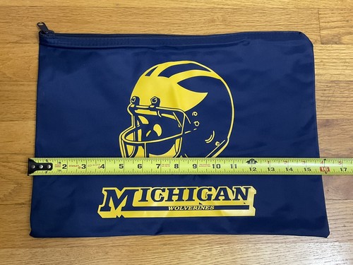 Vtg University Of Michigan Wolverines Document Playbook Holder 11”x 15.5” Rare - Picture 4 of 20