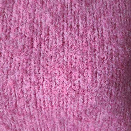 Zara Alpaca WOOL Sweater Womens Medium Pink Balloon Sleeve Cropped Boho Coquette - Picture 11 of 12