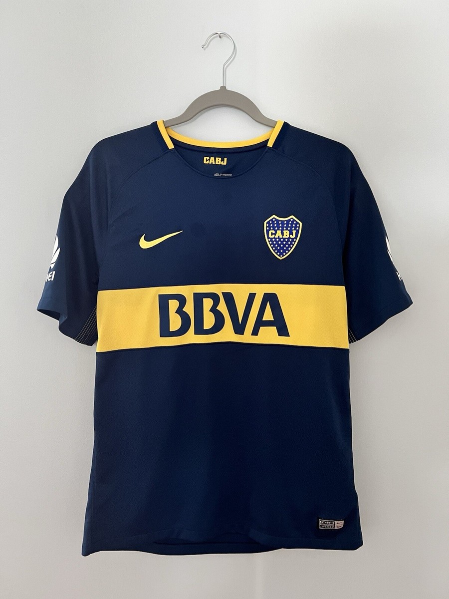 Boca Juniors 2017/18 Home Kit Copa Libertadores Size Medium | eBay