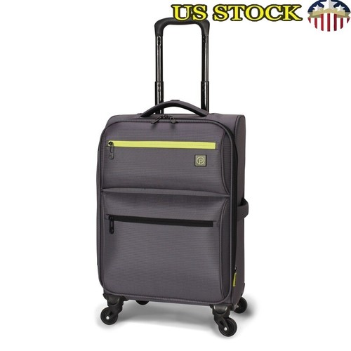 Lightweight Carry On Luggage Spinner Wheels Wet Pocket Telescopic Handle New