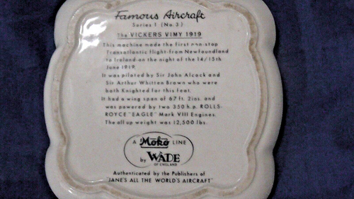VINTAGE WADE OF ENGLAND VICKERS VINY PIN / TRINKET DISH PORCELIAN - Picture 3 of 6