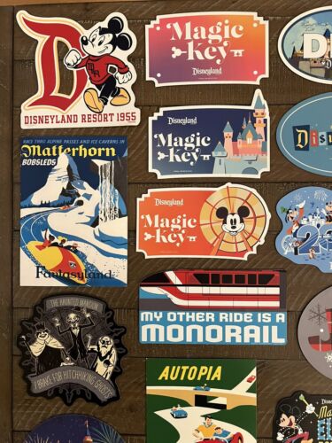 Authentic Disney Disneyland Resort Magnet LOT x70 - Annual Pass Mickey + RARE - Picture 2 of 12