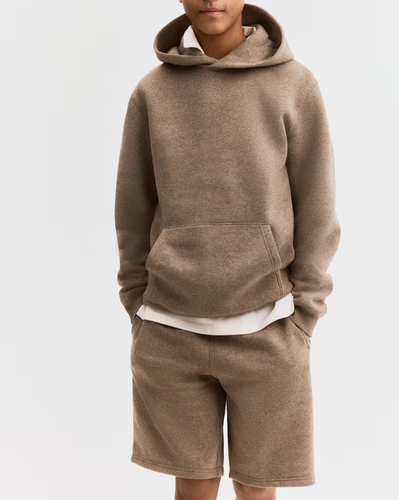 2-piece Sweatshirt Hoodie and Sweatshorts Set L Large Boys Youth 11-12 E06741