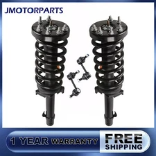Front Complete Struts Assembly For 08-12 Honda Accord 2.4L w/ Sway Bar End Links