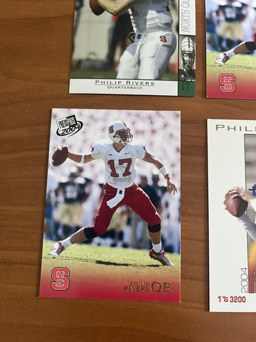 2004 Press Pass Sage Big Numbers #BN20 Philip Rivers NFL - Picture 3 of 7