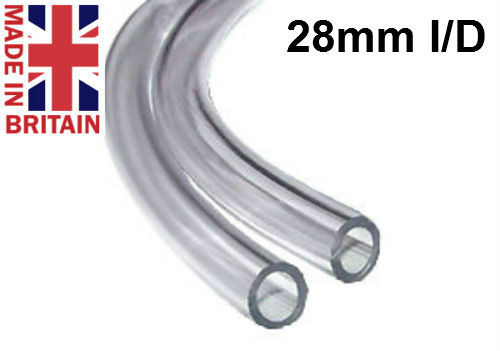 28 mm (1,1 Zoll) Klar PVC Schlauch Teichschlauch Rohr Flexibles Rohr Extra Dick 3 mm Wand - Bild 2 von 7