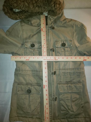Cappotto trapuntato con cappuccio Juniors Abercrombie taglia XL - Foto 7 di 9