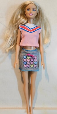 Barbie Blonde Hair Outfit 2000's Athletic Style Fashionistas Doll