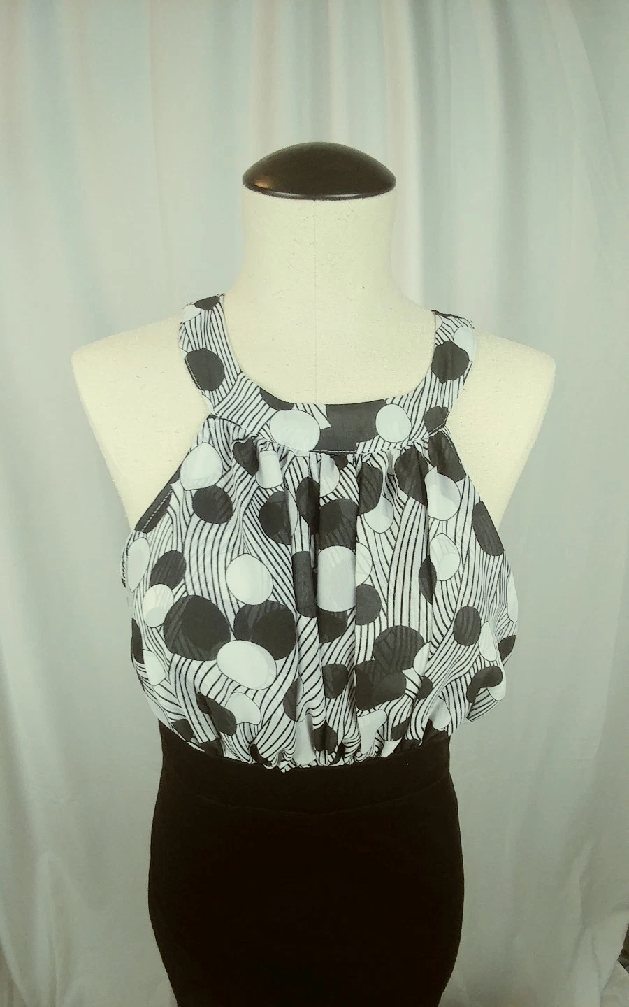 VETEMENTS Abbigliamento donna RAMPAGE CO. Abito nero taglia 11 con top a pois Poka