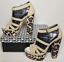 PRIMADONNA COLLECTION WOMAN EURO SIZE 35 LEOPARD PRINT BEIGE 84127 NEW /BOX