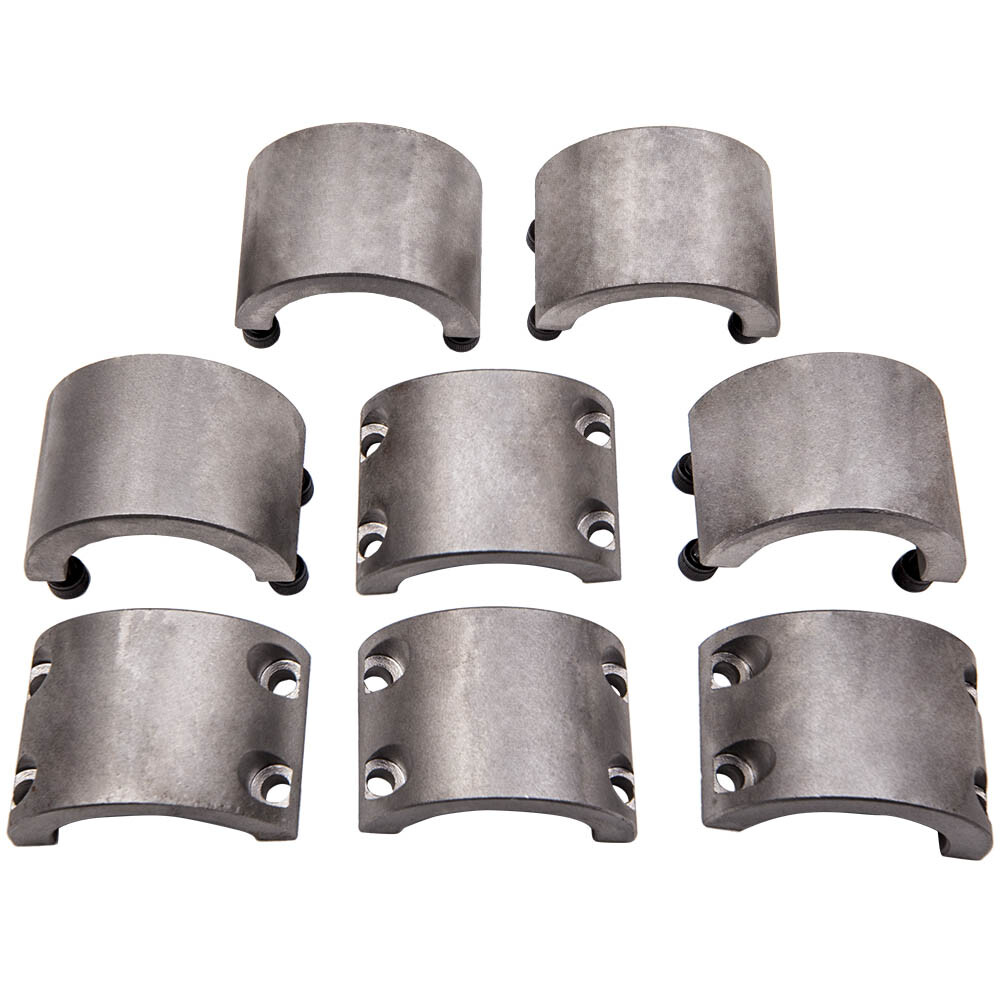 1.25 Inch Bolt On Tube Clamps 4-Pack Steel Tube Clamps For 1.25" Roll Cage, Light Bars & Tire Mounts Tire Mounting Bar - Foto 6