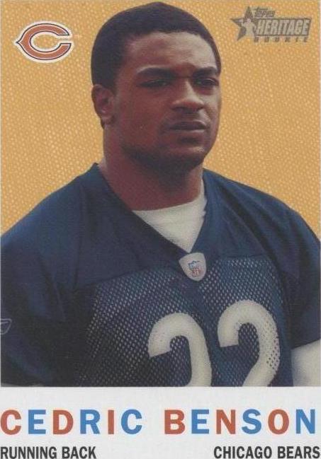 2005 Topps Heritage Cedric Benson #74 - 1 of 2