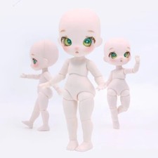 New 12cm Height Doll Toy 1/12 Bjd Multi Joints Movable Diy Dress Up Toys Dolls