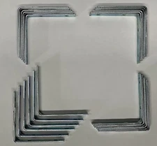 Corner Brace Zinc Plated 3" x 3" x 3/4" 24 Pack Free Shipping 02263