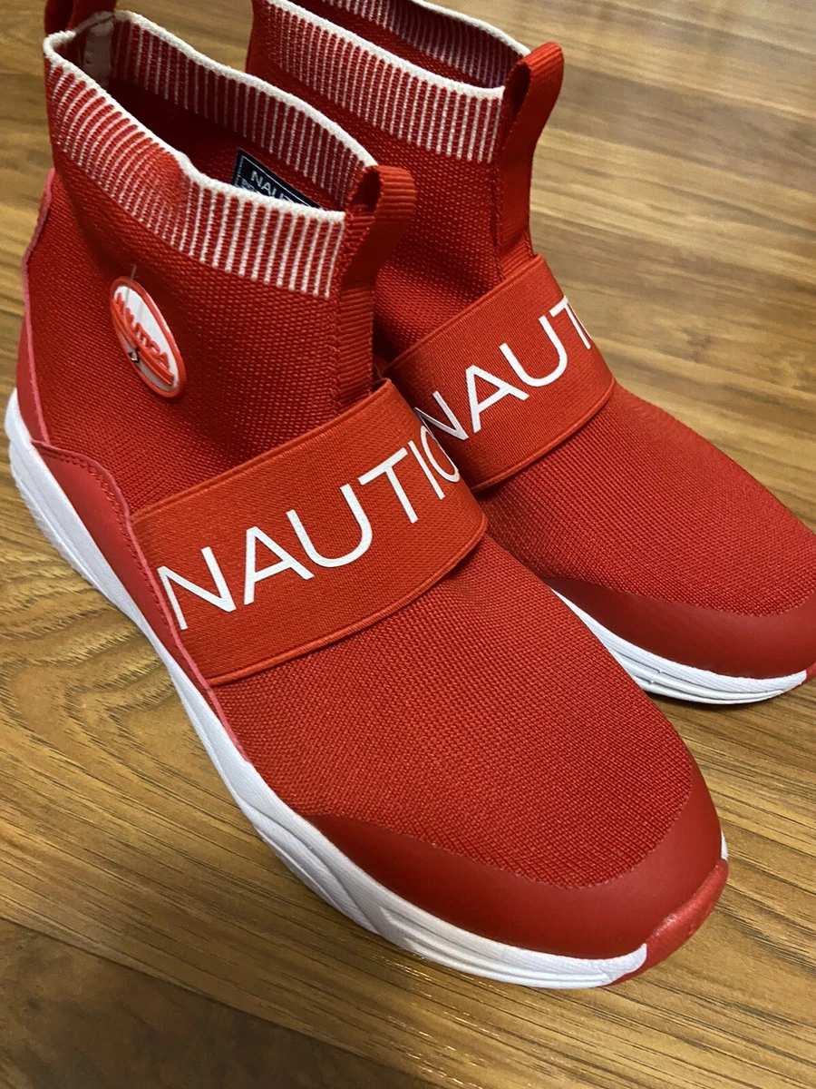 nautica shoes men Size 4 Red New