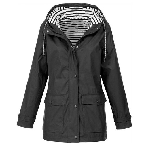 Jacket Coat Rain Ladies Rainy Waterproof Raincoat Wind Forest Outdoor Women - Picture 7 of 23