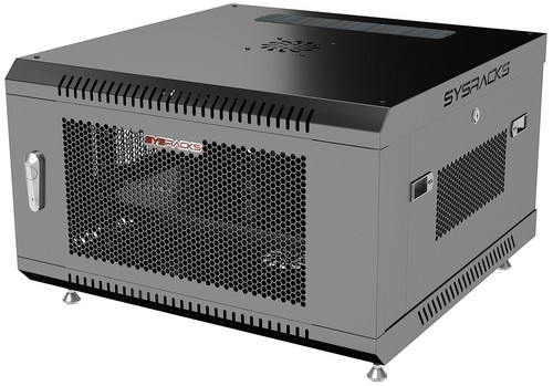 6U Wall Mount Server Rack Locking Network Cabinet Box Data Enclosure VENTED Door - Picture 2 of 12