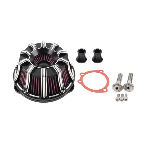 Red Air Cleaner Intake Filter For Harley Sportster XL883 1200 XR Iron 72 48 - Picture 2 of 12